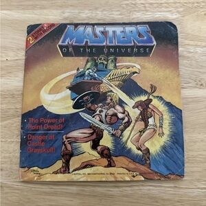 HE-MAN 1983 MASTERS OF THE UNIVERSE 2 STORIES WITH RECORD VERY RARE MOTU HE MAN
